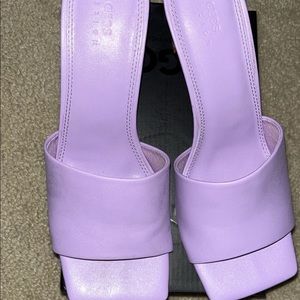 Lavender Mule Sandals